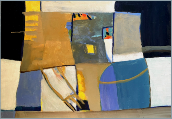 Unterwegs - Öl auf Leinwand - 70 x 100 cm - € 600,-