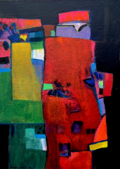 Der Magier - Acryl auf Leinwand - 70 x 100 cm - € 600,- 