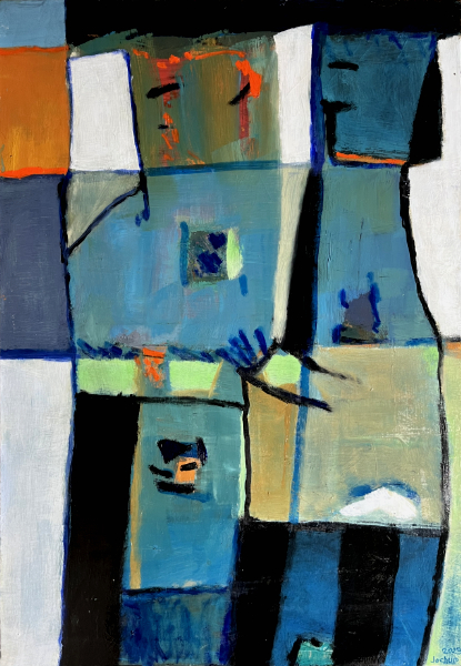 Das Brautpaar - Öl auf Leinwand - 80 x 100 - € 700,-
