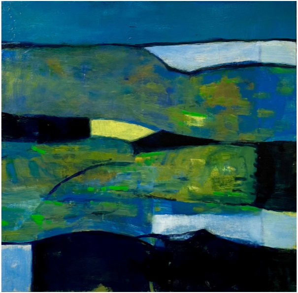Im Winterlicht am Meer - Öl auf Leinwand - 90 x 90 cm - € 600,-
