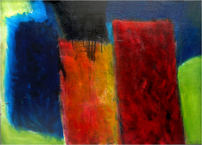 Vierklang - Öl auf Pappe - 50 x 70 cm - € 500,-