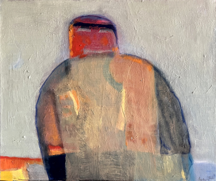 Dicker Mann - Öl auf Leinwand - 50 x 60 cm - € 450,-