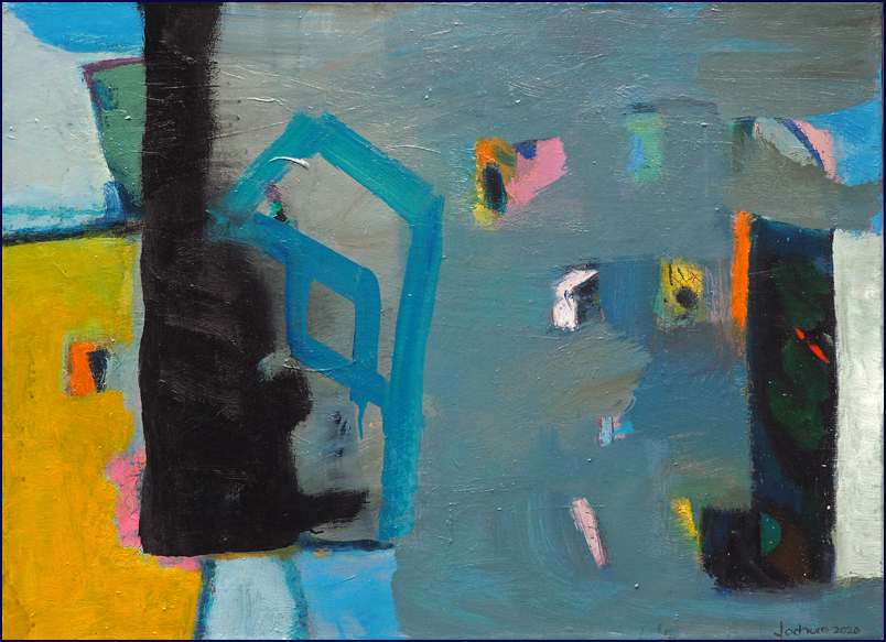 Zugang verwehrt - Öl auf Leinwand 50 x 70 cm - € 500,-