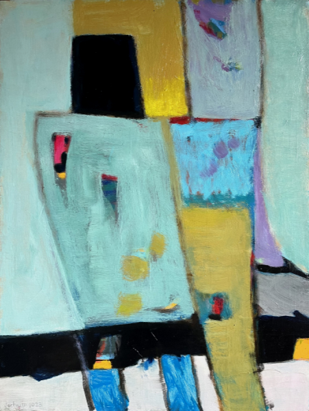 Einsamer Mann - Öl auf Leinwand - 60 x 80 cm - € 550,-