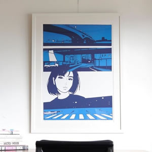 KYNE（キネ）100万円を超えるシルクスクリーン作品の額装は何