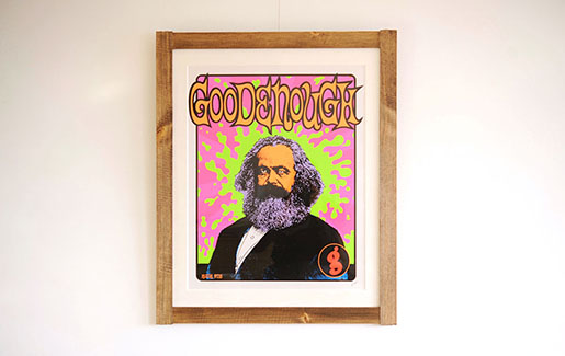 GOODENOUGH Frank Kozik 額付き マルクスポスター 確実本物 GOODENOUGH Frank Kozik 額付き マルクスポスター 確実本物 GOODENOUGH