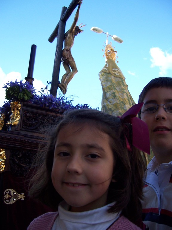 Niños asistentes a la salida procesional año 2009