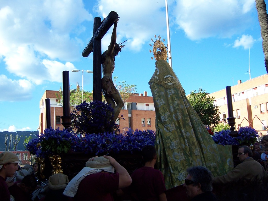 Giro paso misterio en la salida procesional de 2012