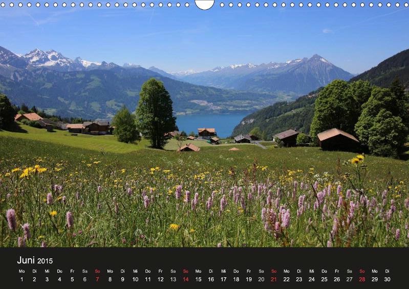 Beatenberg - Waldegg, Blick Richtung Niesen, Thunersee, Berner Oberland