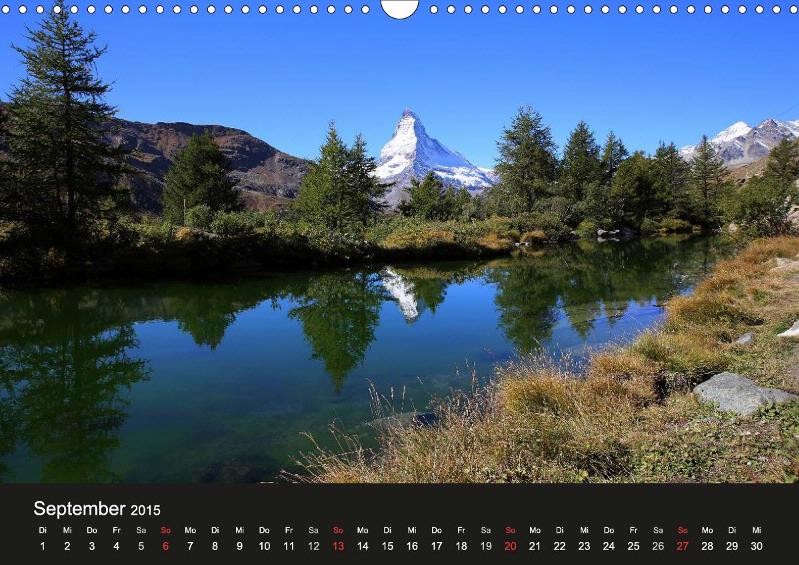 Grindjisee, Zermatt, Blick aufs Matterhorn, Wallis