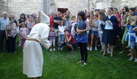 Visita teatralizada al monasterio de Iranzu. (Foto: Cedida a Diario de Navarra)