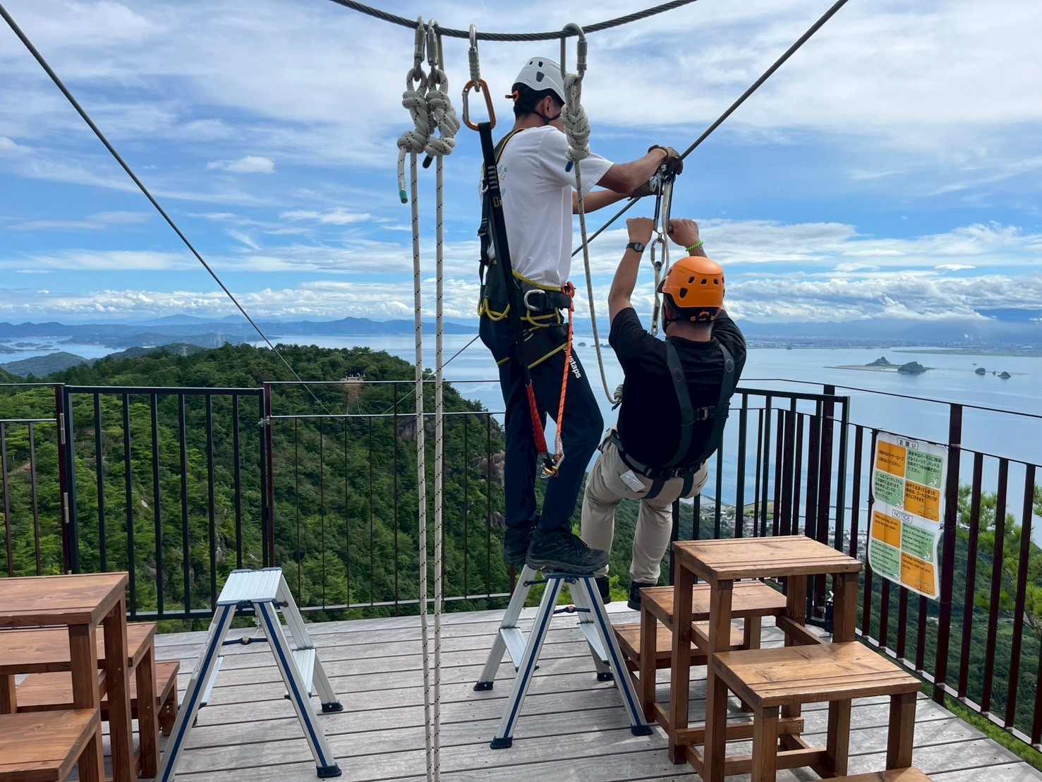 天空ZIP LINE白嶽