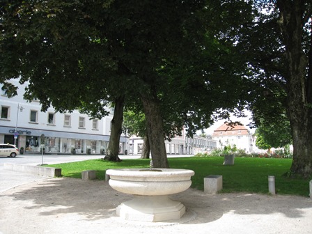 宮殿のそばにある「アンナ・マリーア・シュヴェーゲリンの噴水」