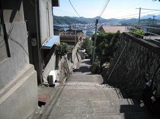 尾道は階段の町