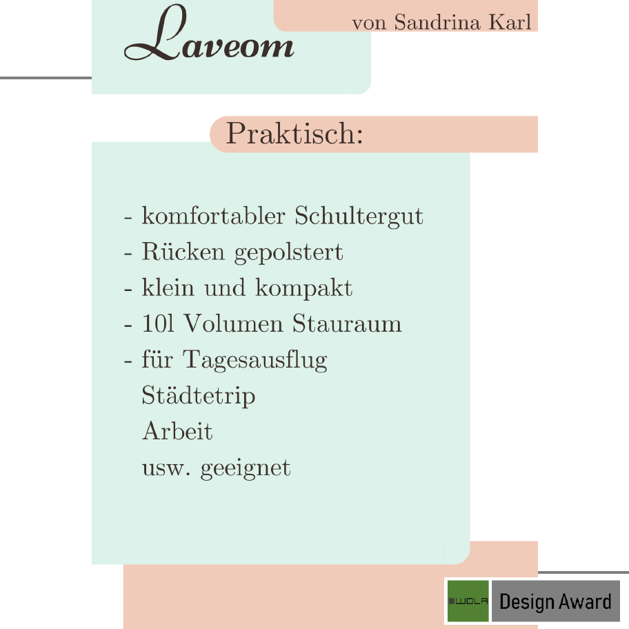 SANDRINA KARL - Tasche Laveom5