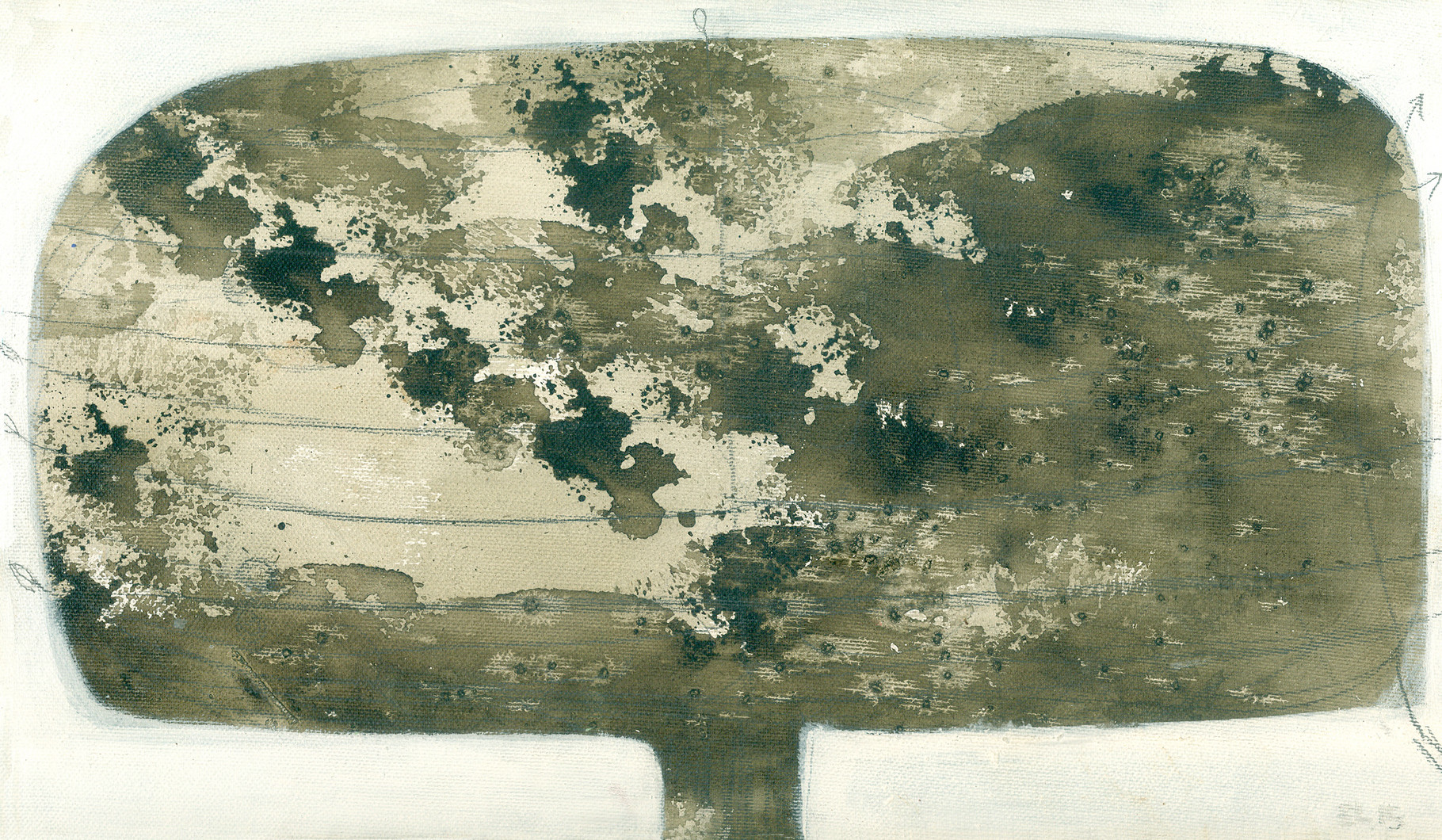 The Beautiful Healing Tree series, 2015, acrylic on canvas, 18 x 37 cm