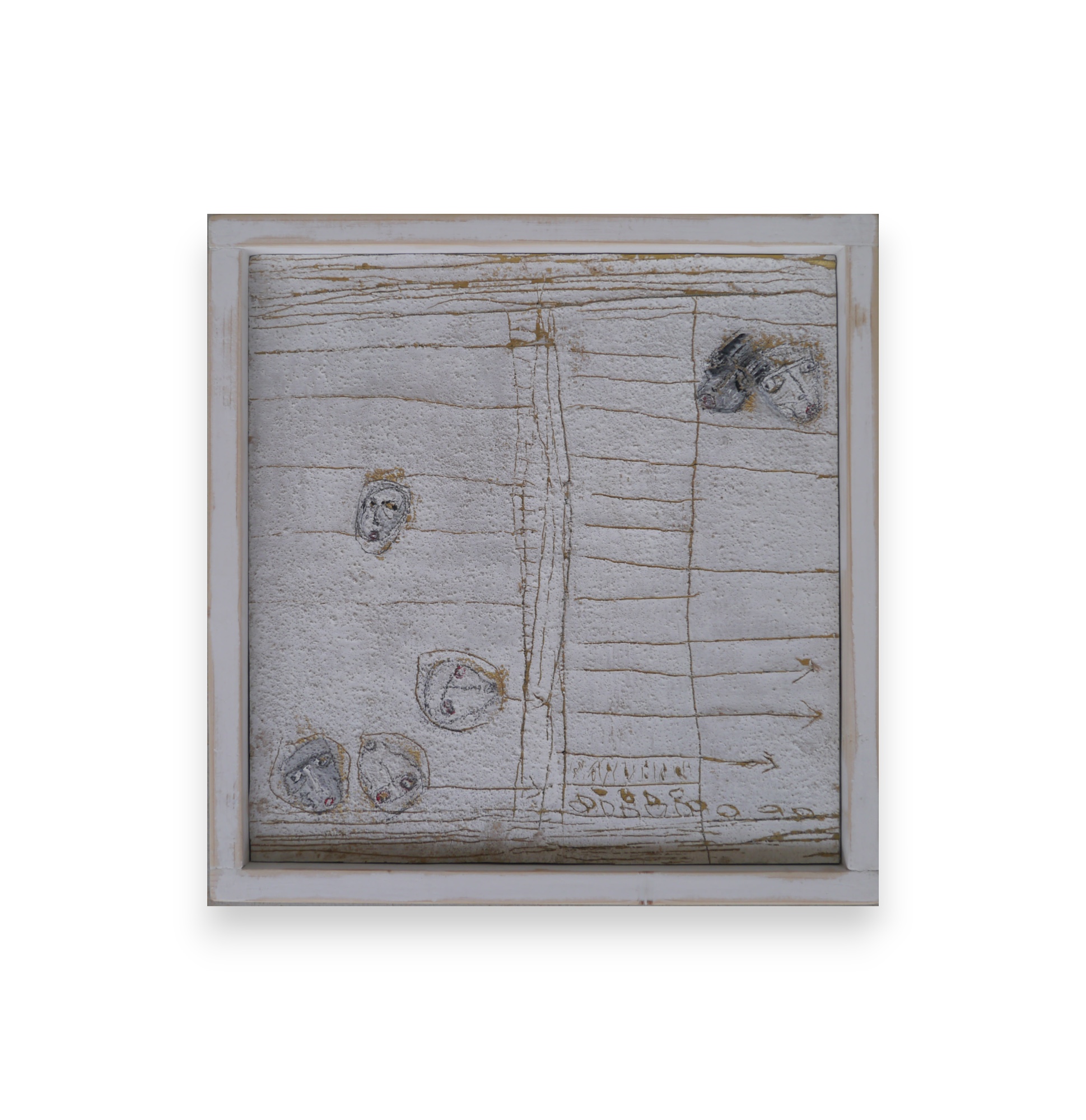 The BHT/Heads series - n° 6, 20 x 20 cm, 2009