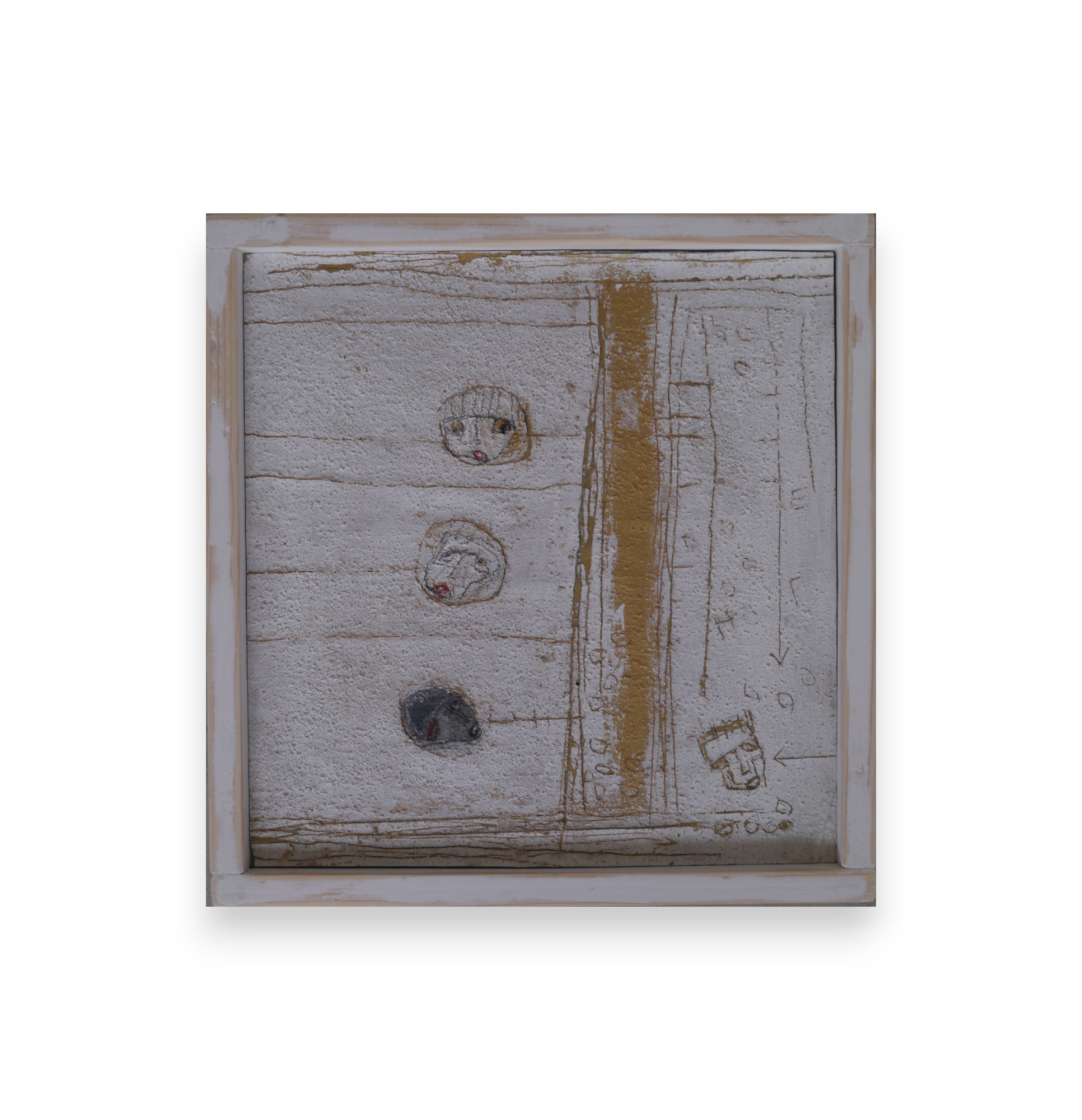 The BHT/Heads series - n° 5, 20 x 20 cm, 2009
