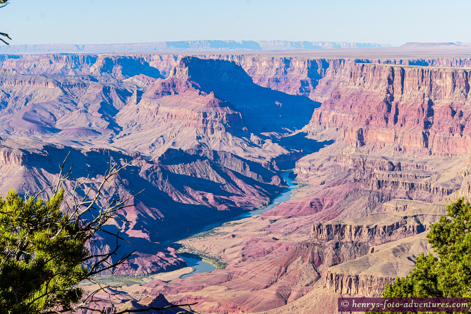 unsere ersten Blicke in den Gran Canyon