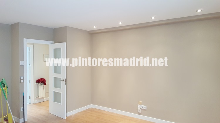 Pintores en Madrid quitando gotelé y ofreciendo pintura lisa