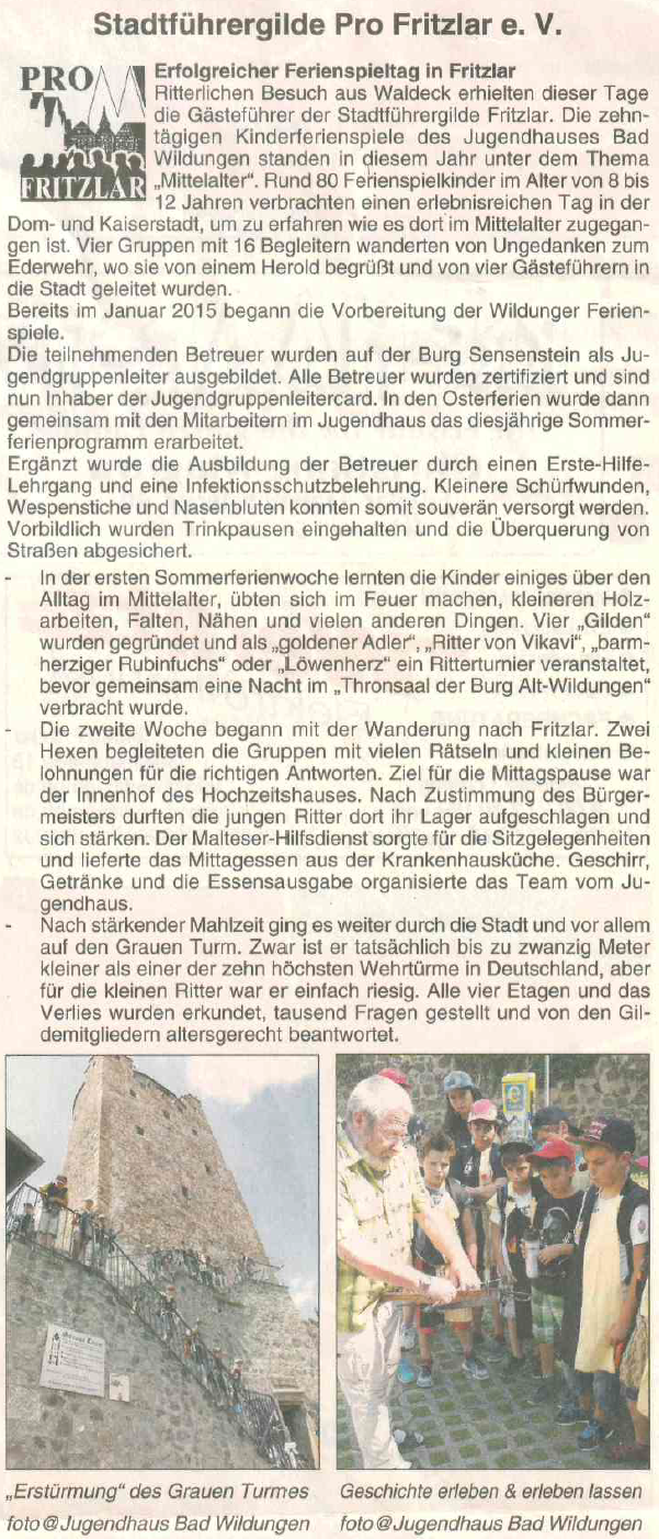 Wochenspiegel Fritzlar 06.08.2015