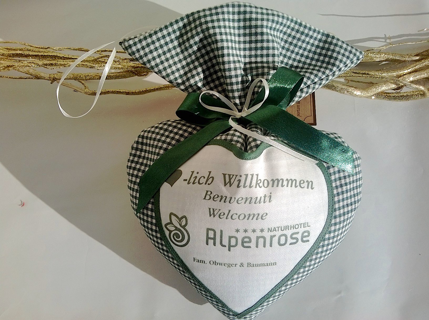 Lavendelherz groß