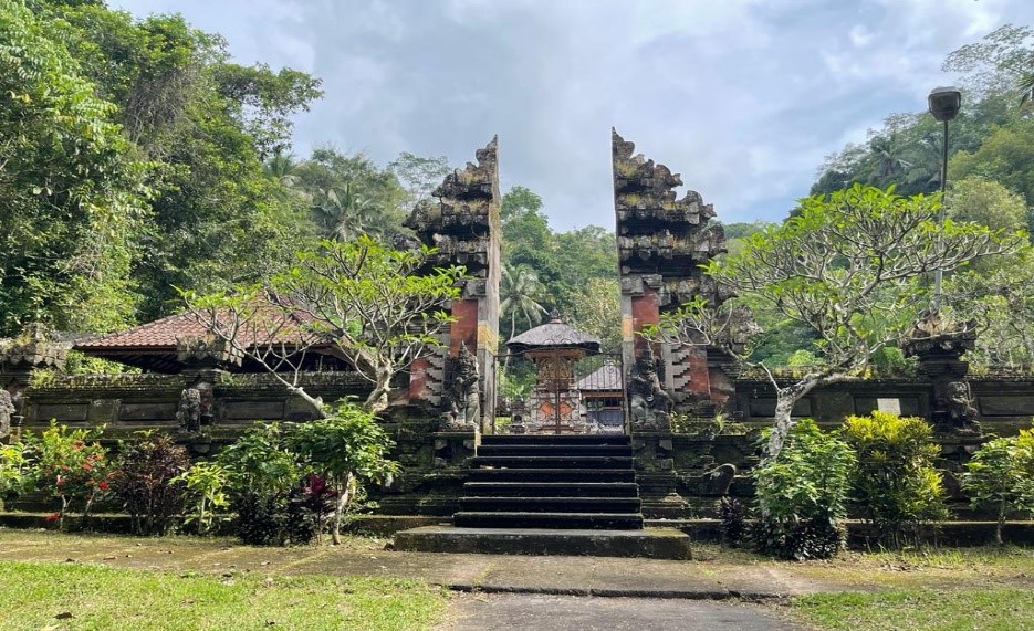 Demulih temple and hill in Bangli, Bali