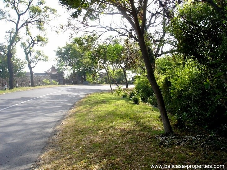 End of the land near the beach