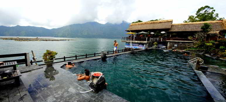Toyah Bungkah hot springs in Bangli, Bali