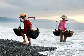 Kusamba village in the Klungkung regency, Bali