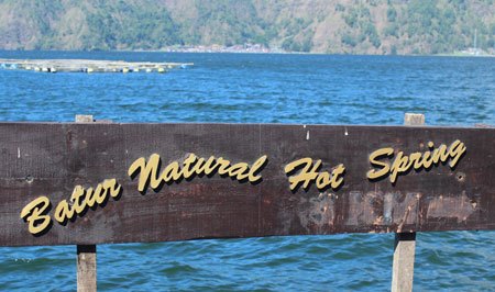 Lake Batur hot spring
