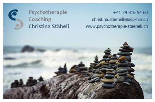 Visitenkarte - Praxis für Psychotherapie & Coaching Christina Stäheli