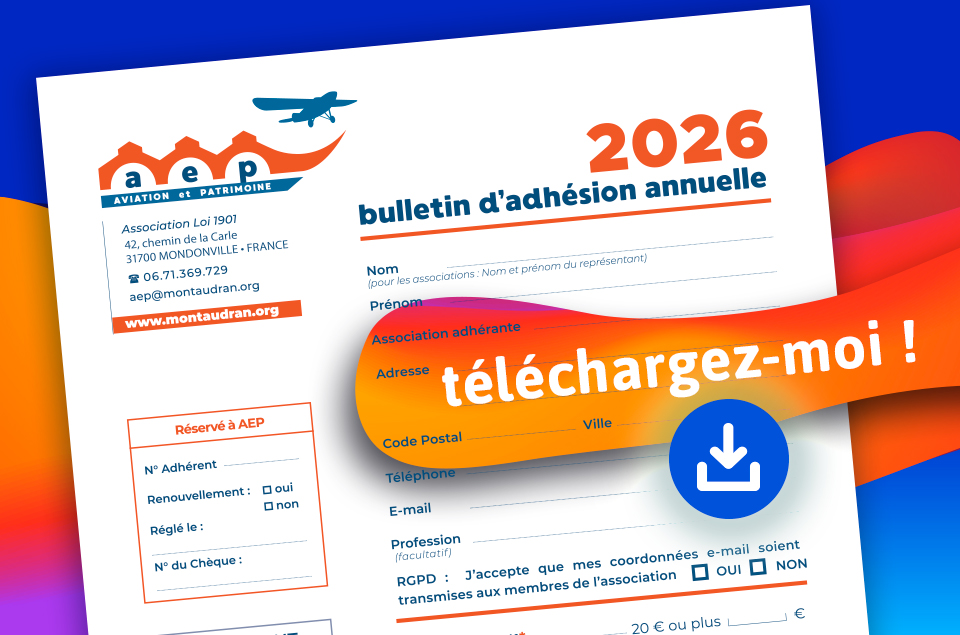Le Bulletin d'Adhésion 2026 est disponible