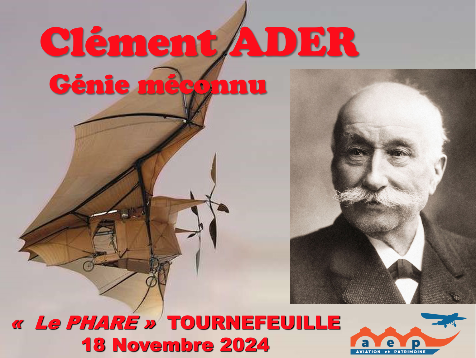 Conférence • Clément ADER, génie méconnu