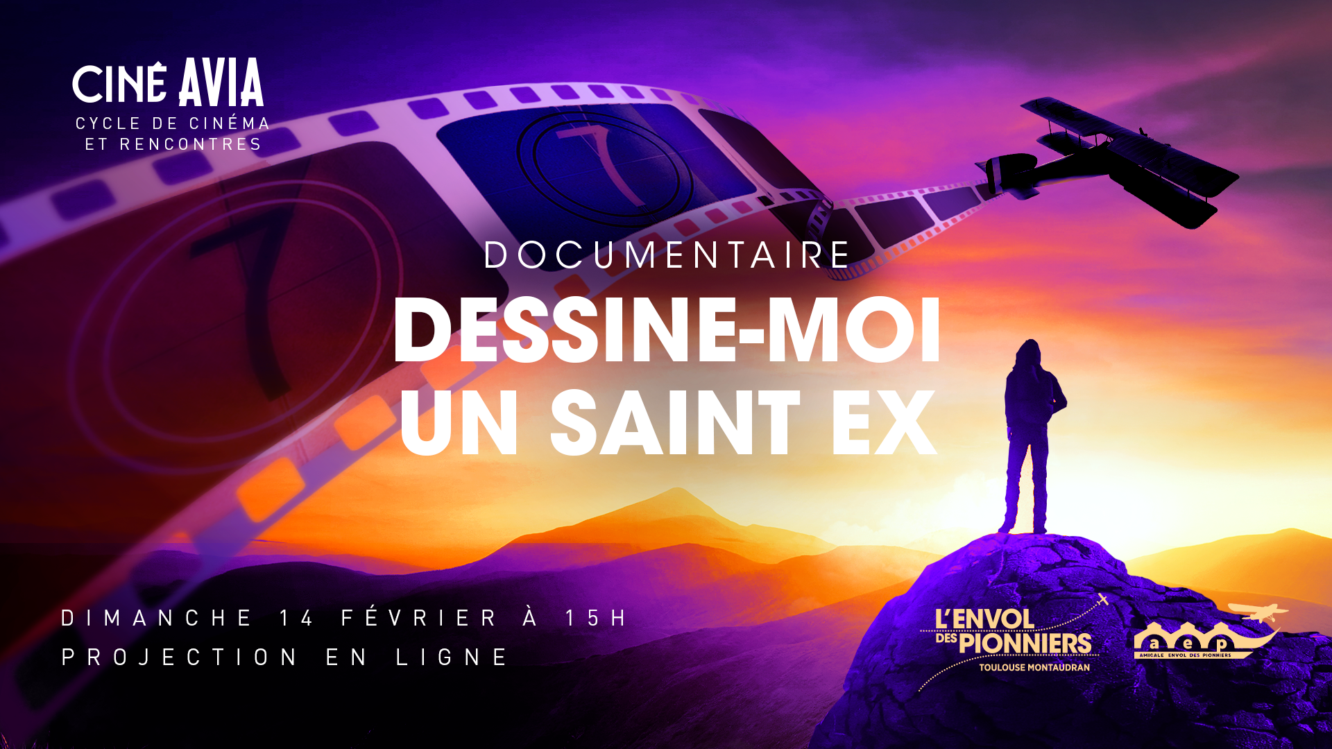 Ciné Avia : Première Projection en ligne : Dessine-moi un Saint Ex