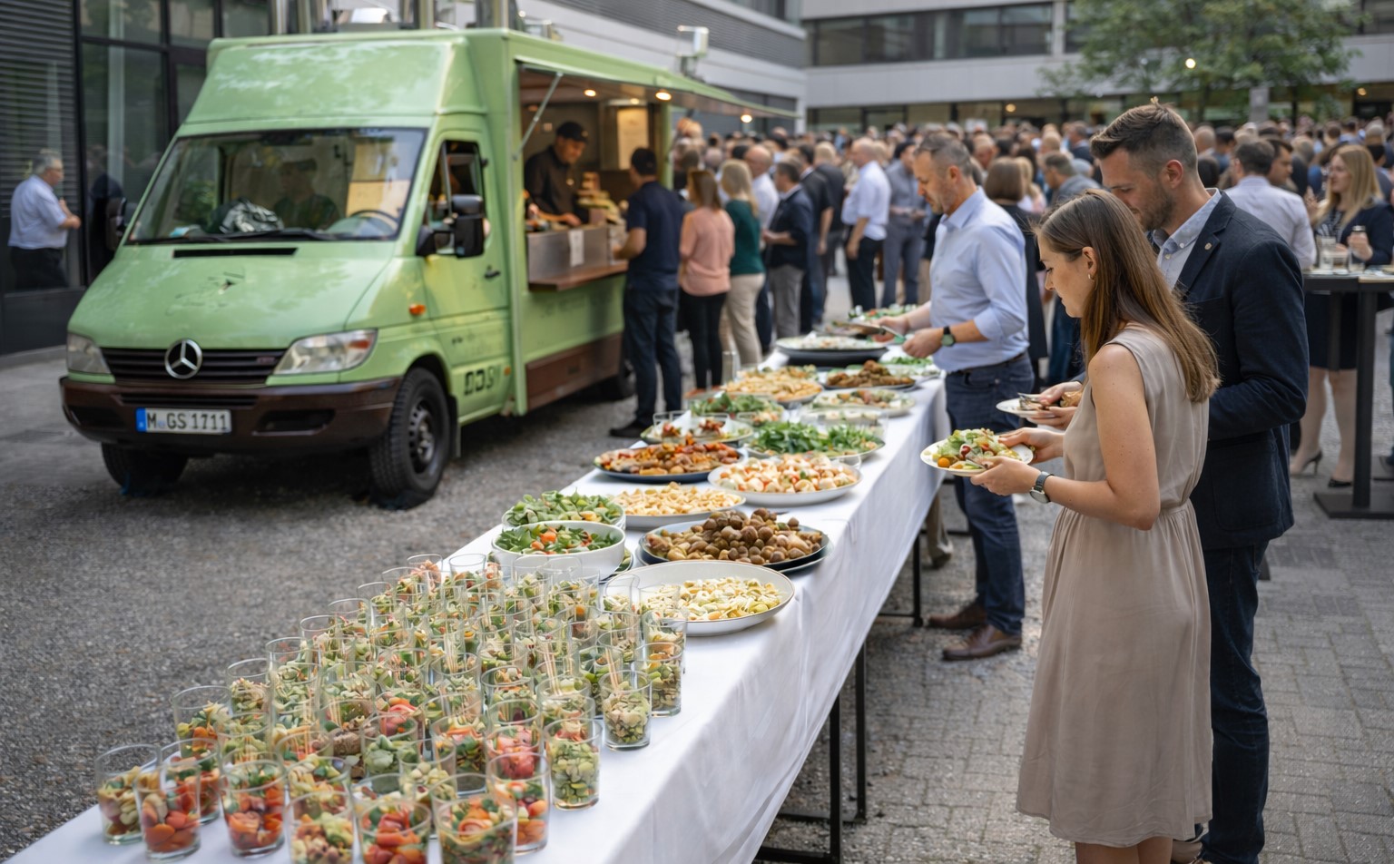 Catering für 200 Personen planen – die größten Denkfehler (und wie es wirklich funktioniert)