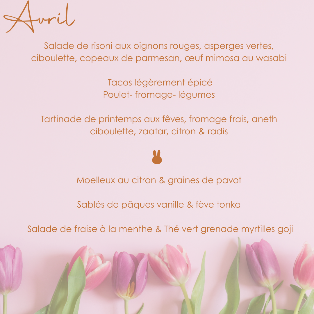 Instant du mois d'avril 