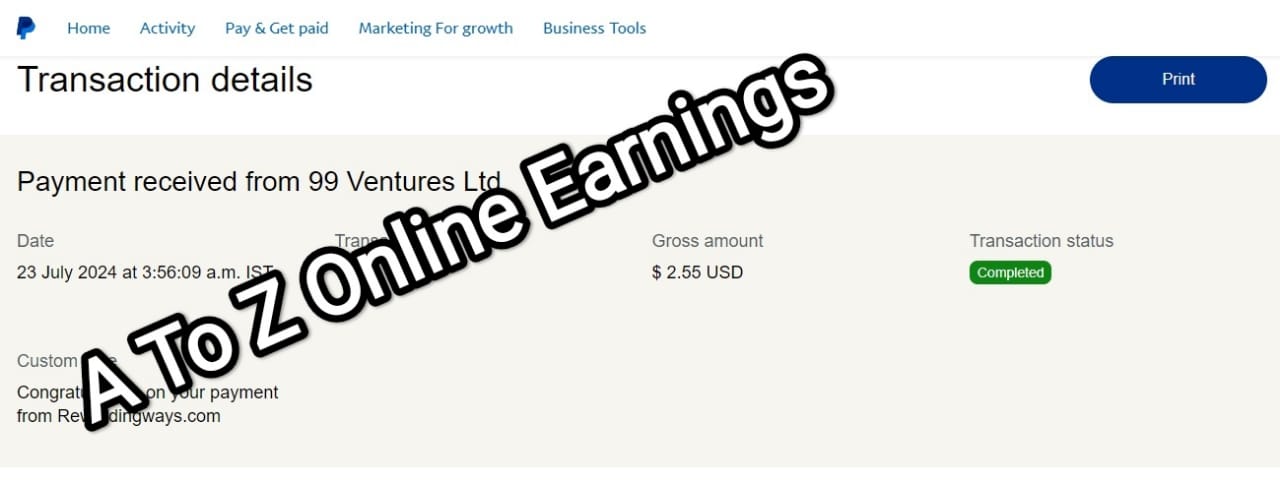 RewardingWays Payment Proof