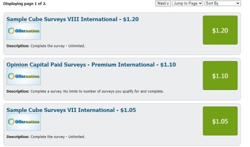 Offernation Survey Routers