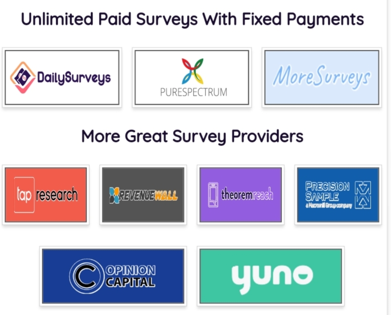 RewardingWays Survey Panels