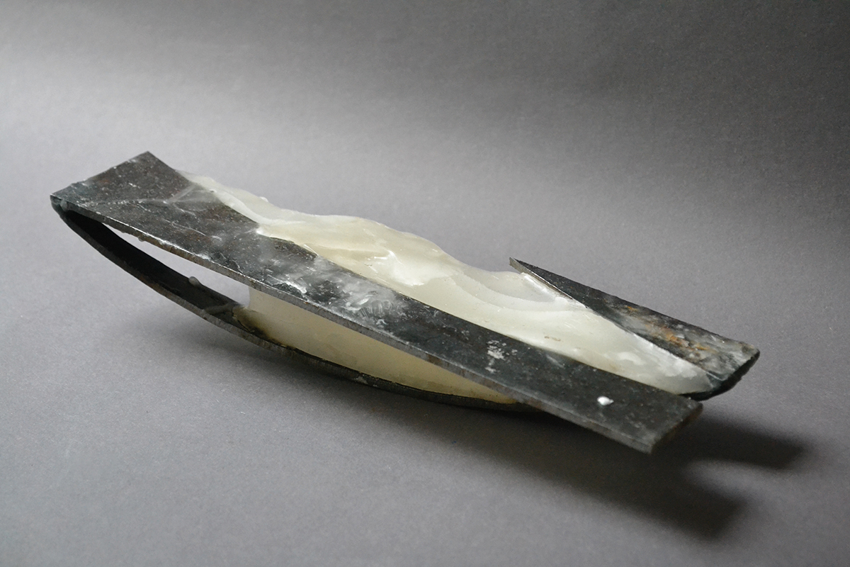 "Séparation", 1993, Eisen, Paraffin