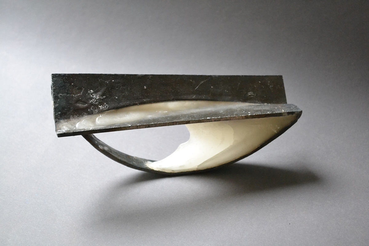 "Séparation", 1993, Eisen, Paraffin
