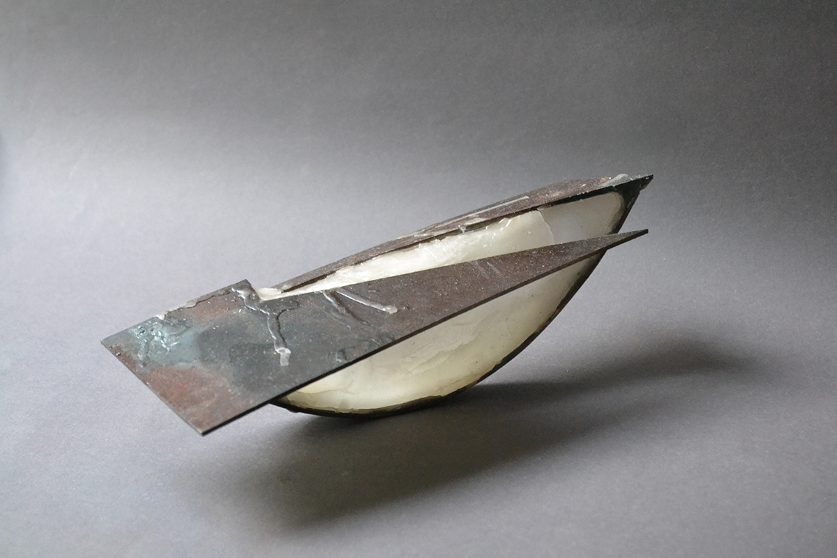 "Séparation", 1993, Eisen, Paraffin