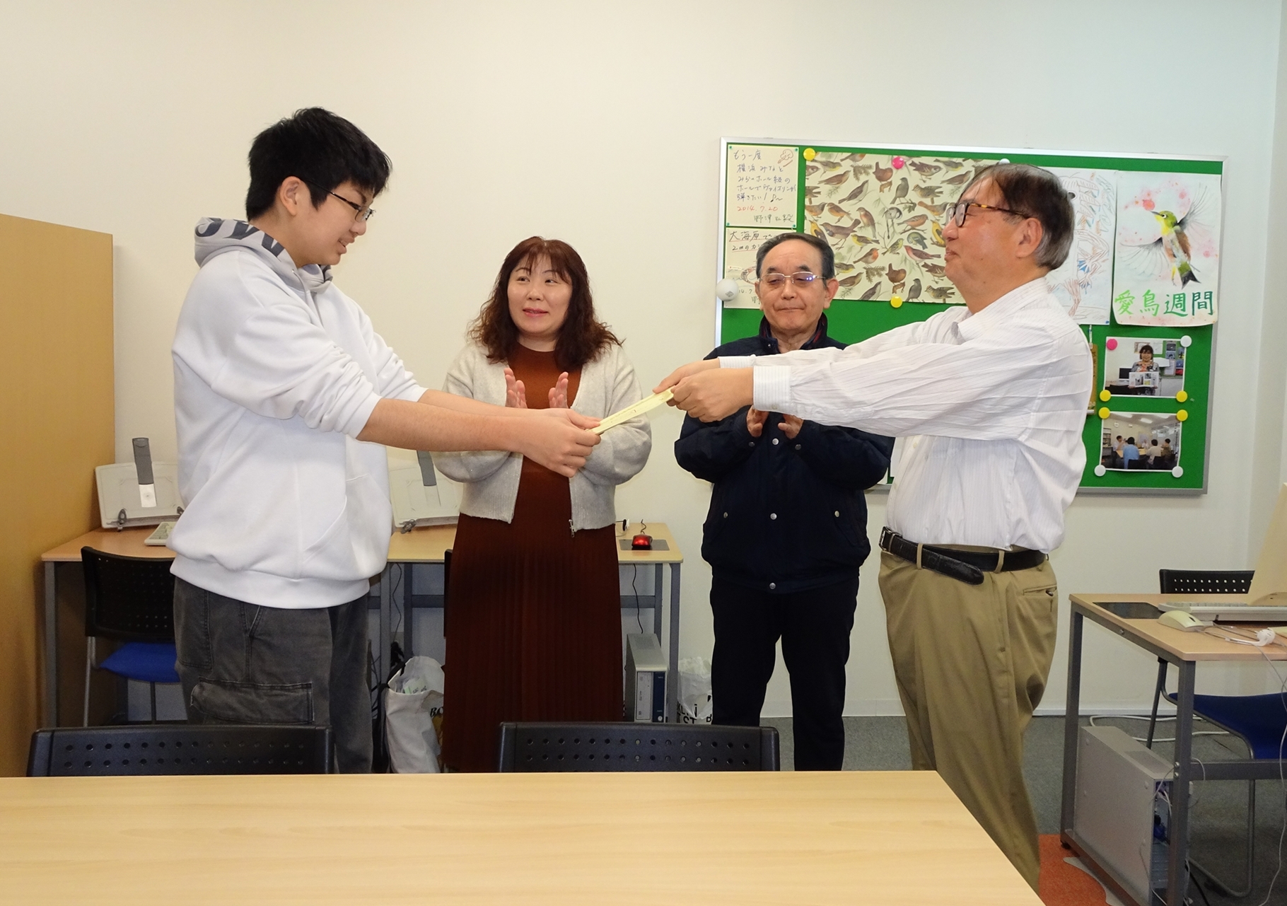 エクセル入門講座 修了証授与式！