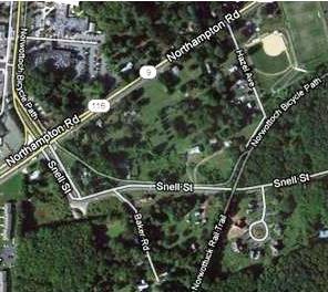 Satellite view of neighborhood