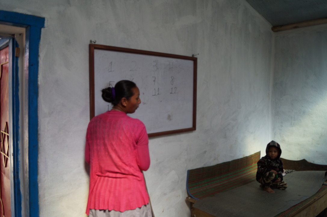 Lehrerin in der Nursery
