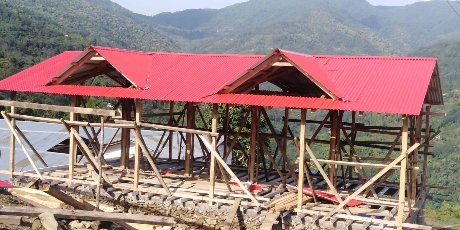 Hostel wird gebaut