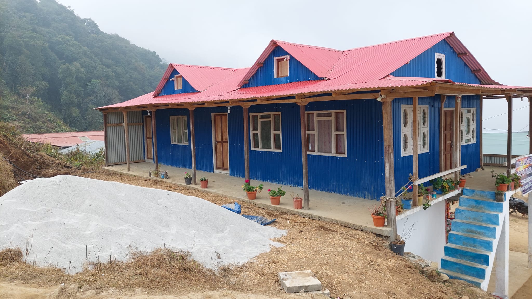 Das fertig erstellte Hostel