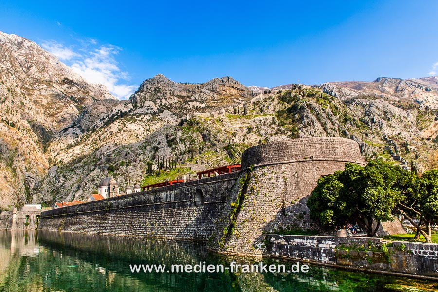 Stadtmauer von Kotor, Montenegro
