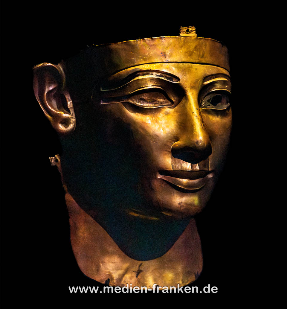 Goldene Totenmaske von Scheschonq II